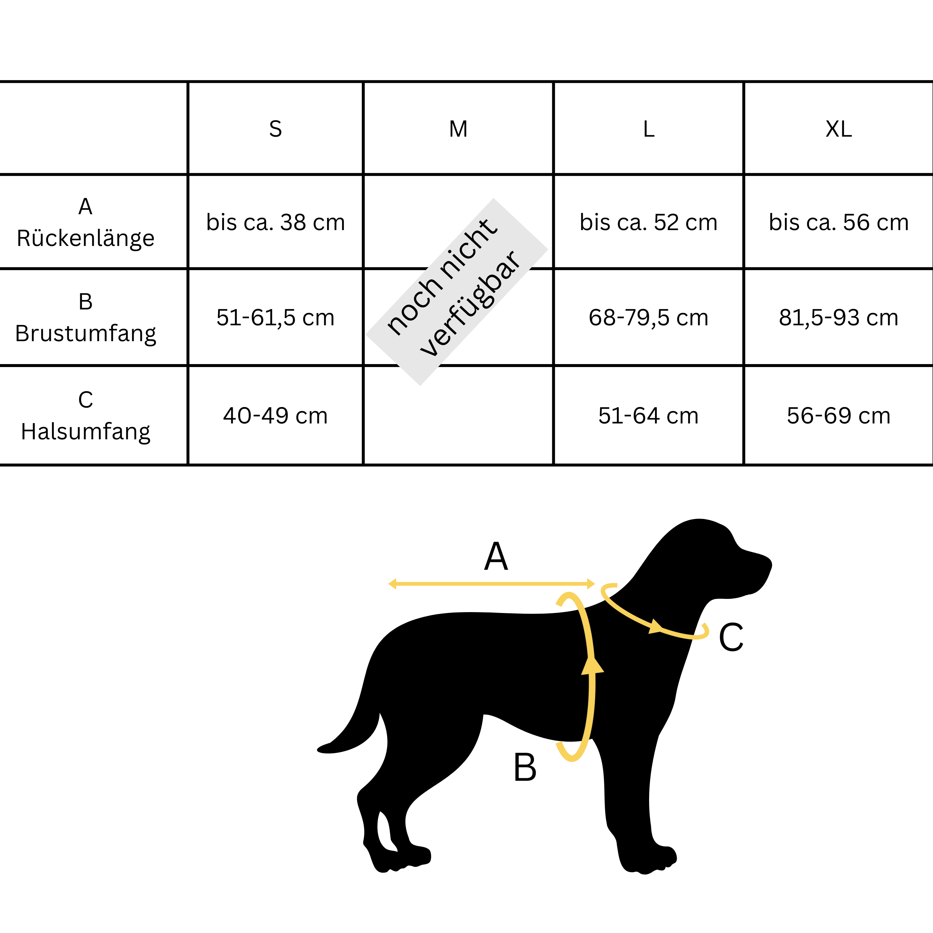 LED Hundewarnweste – Produktdetails und Größen
