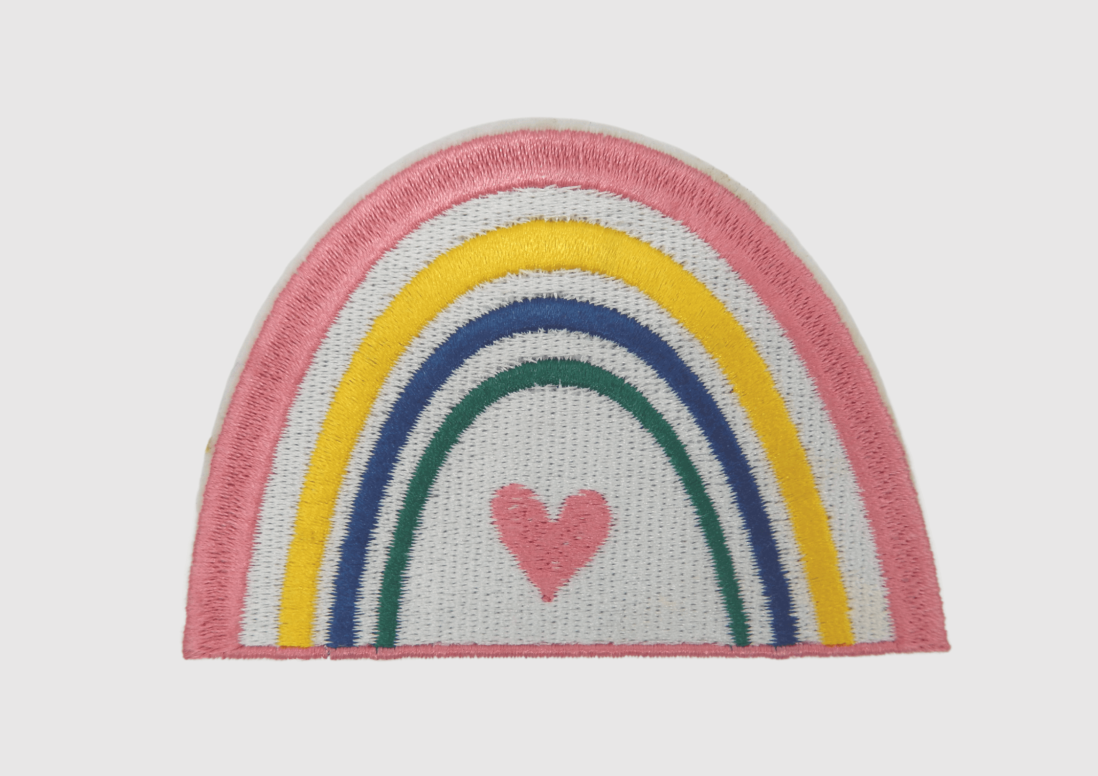  Detailansicht Klettpatch Regenbogen