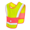 LED Warncape für Kinder rosa ohne Patch