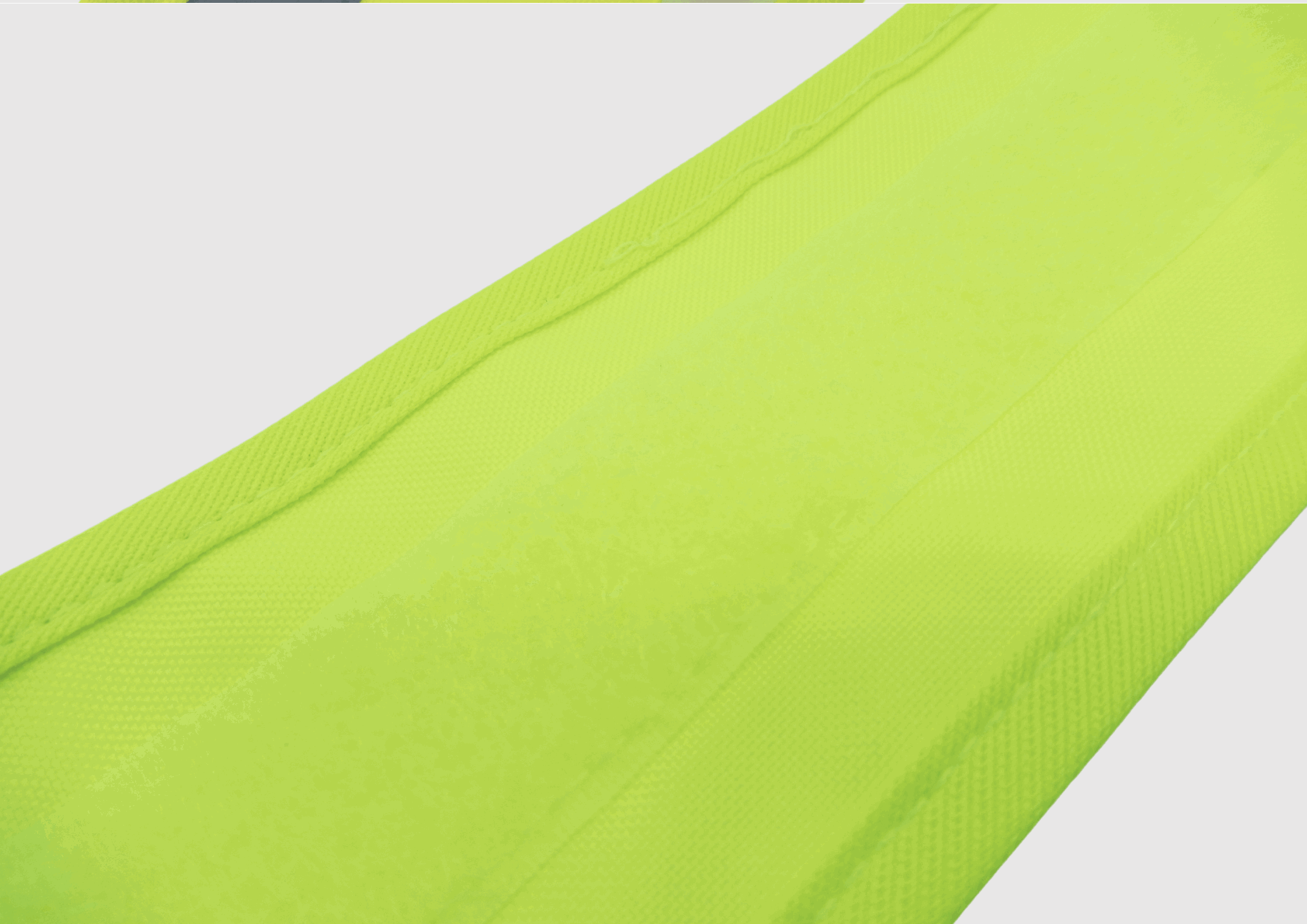 LED Gurt gelb – Materialdetail Nahaufnahme